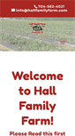 Mobile Screenshot of hallfamilyfarm.com
